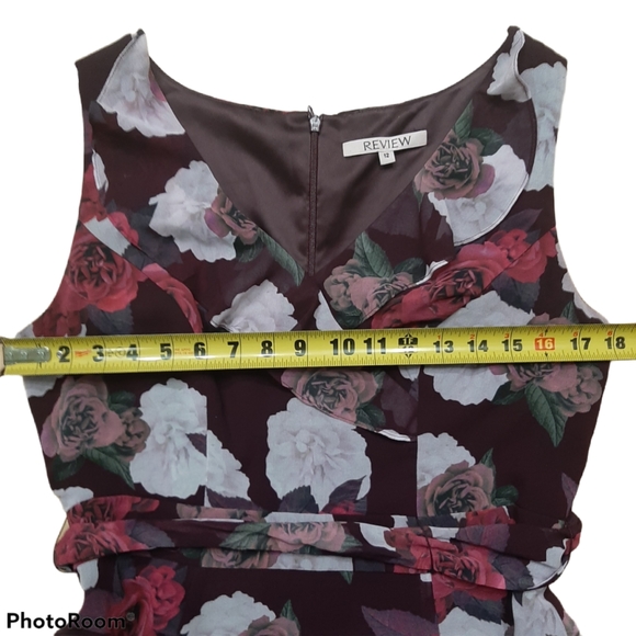 REVIEW AUSTRALIA AVA ROSE DRESS FLORAL RUFFLE - Picture 6 of 9